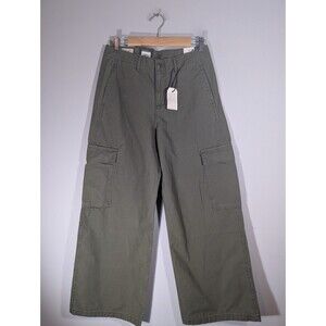 NWT Levi's '94 Baggy Cargo Straight Leg Pants Womens Sz 27 Grunge Skater Y2K